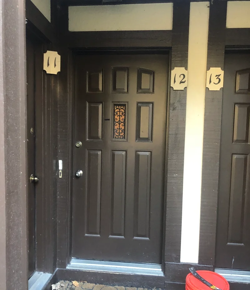 Steel entry door to be replaced